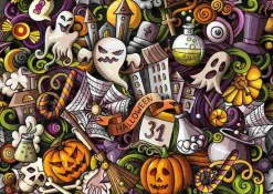 Puzzle dia das Bruxas