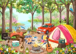 Puzzle Dia de campismo