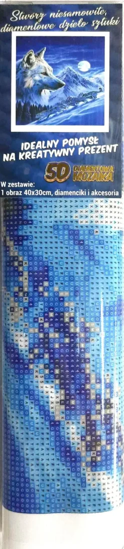 Puzzle Diamante Pintura No膷ní lovci 30x40cm