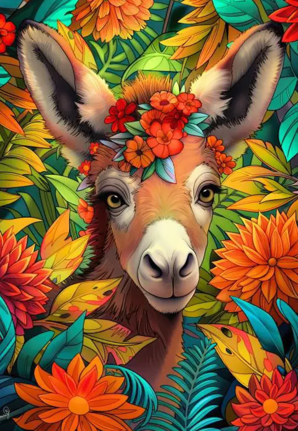 Puzzle Diversão em flor