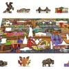 Puzzle Doces aventuras em madeira