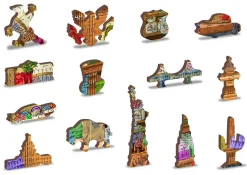 Puzzle Doces aventuras em madeira