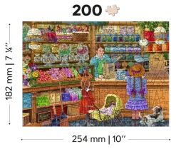 Puzzle Doces aventuras em madeira