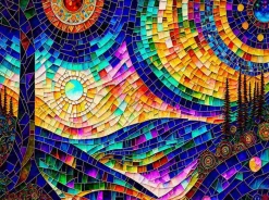 Puzzle Domingo psicadélico