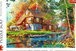 Puzzle Dominic Davison: casa de campo à beira do rio