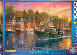 Puzzle Dominic Davison: pôr do sol no porto