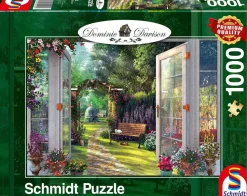 Puzzle Dominic Davison: uma vista do jardim encantador