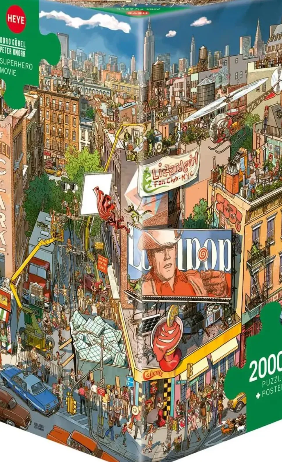 Puzzle Doro Göbel, Peter Knorr: filme de super-herói