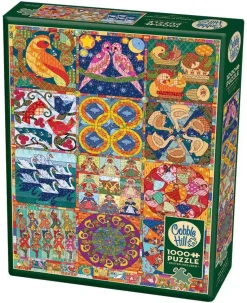 Puzzle Doze dias de colcha de natal