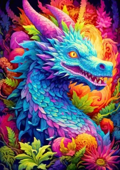 Puzzle Dragão Celestial