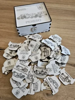 Puzzle Drevené pexeso Veterinários