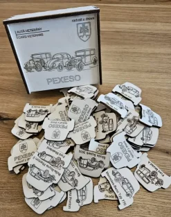 Puzzle Drevené pexeso Veterinários