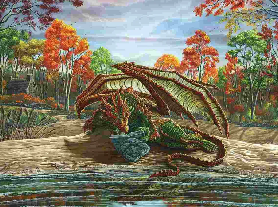 Puzzle Ed Beard Jr - Outono à beira-mar