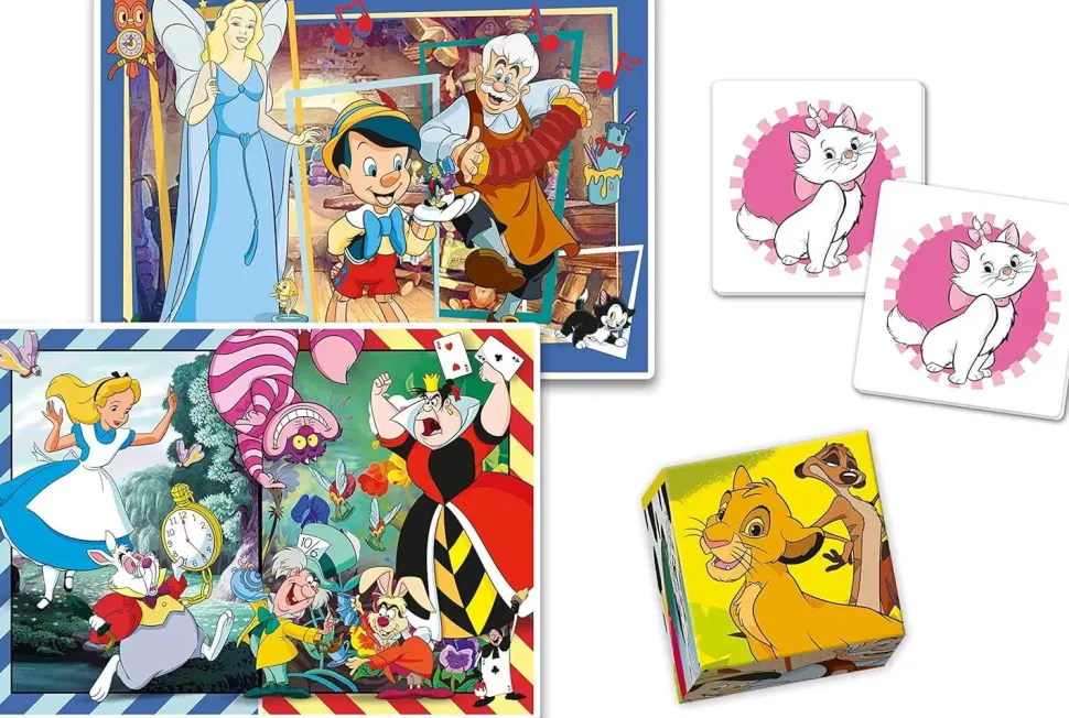 Puzzle Edukit Disney+ cubos+memorando