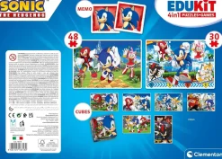 Puzzle Edukit Sonic + cubos+memorando