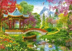 Puzzle Em um jardim japonês