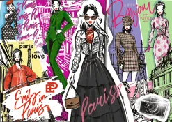 Puzzle Emily em Paris: Inspirações de moda