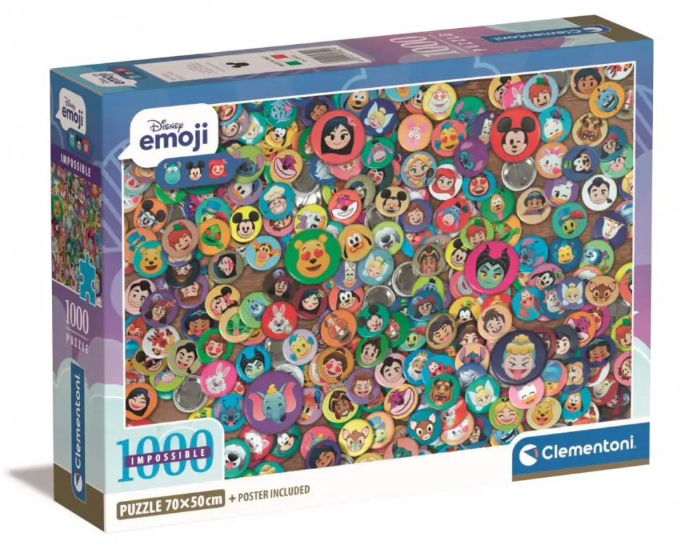 Puzzle Emoji compacto da Disney impossível
