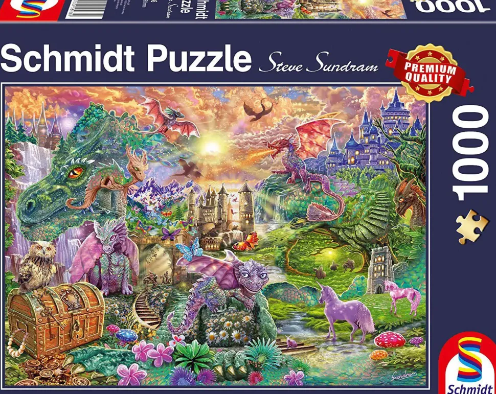 Puzzle Enchanted Dragon Country