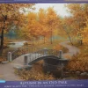 Puzzle Evgeny Lushpin: outono em um antigo parque