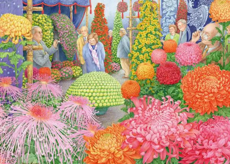 Puzzle Exposição de Flores: Otimismo e Alegria