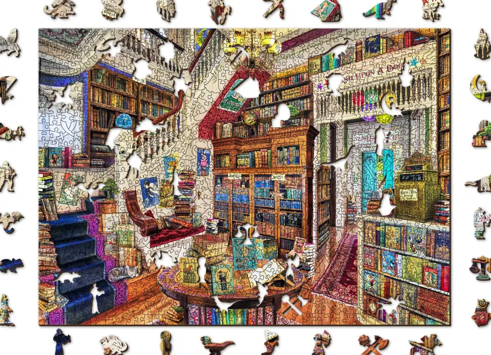 Puzzle Faça um pedido a uma livraria