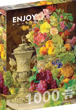 Puzzle Ferdinand Georg Waldmuller: Natureza morta com frutas