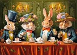 Puzzle Festa de coelho chique