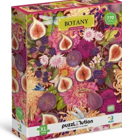 Puzzle Figos e flores botânicos