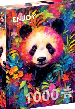 Puzzle Filhote de panda brincalhão