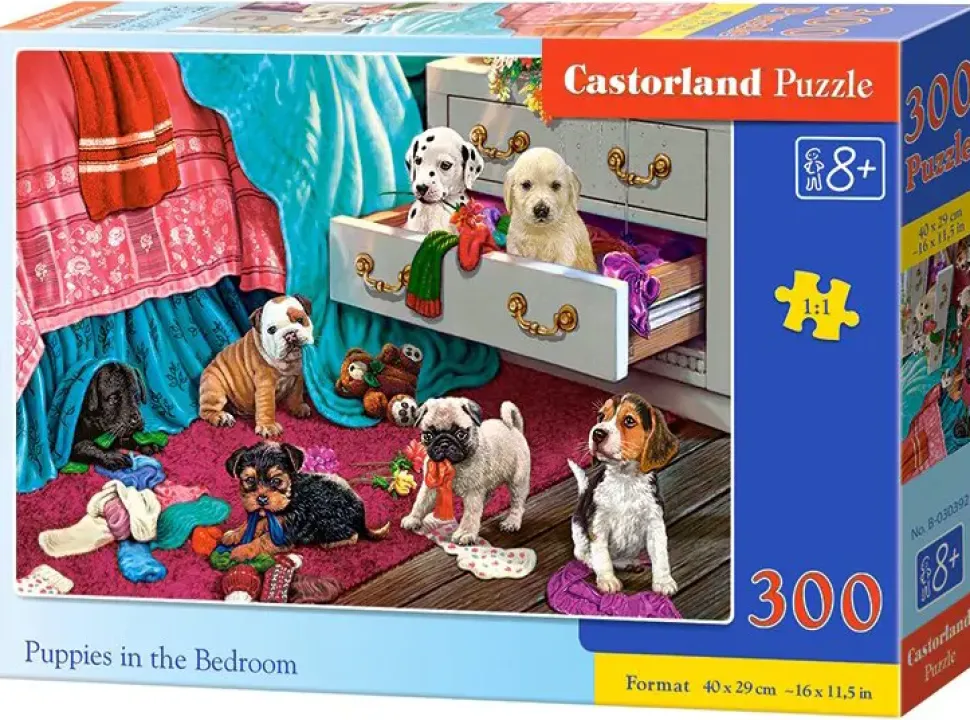 Puzzle Filhotes no Quarto