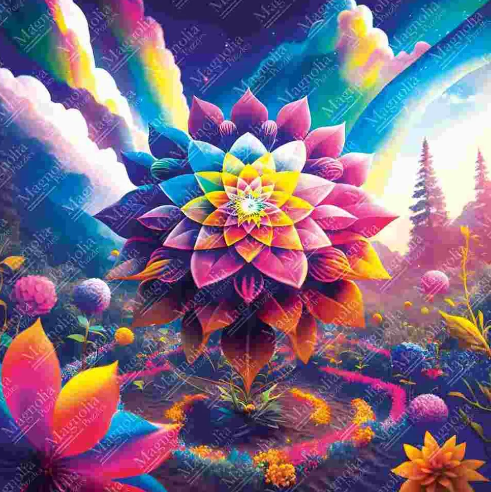 Puzzle Flor da Geometria Sagrada