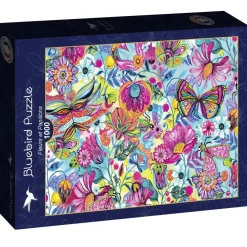 Puzzle Flores e borboletas