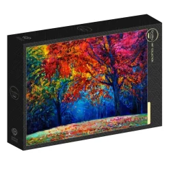 Puzzle Floresta de outono