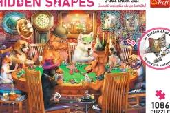 Puzzle Formas ocultas: noite de jogos