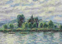 Puzzle Francis Picabia - Reflexões nas margens do rio Yonne, 1906