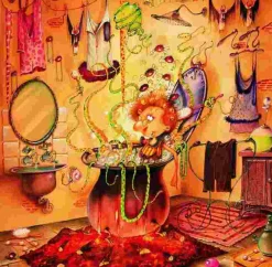 Puzzle François Ruyer: A Bruxa - No banheiro