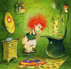 Puzzle François Ruyer: Bruxa - Pesagem