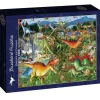 Puzzle François Ruyer: Exploradores e Dinossauros