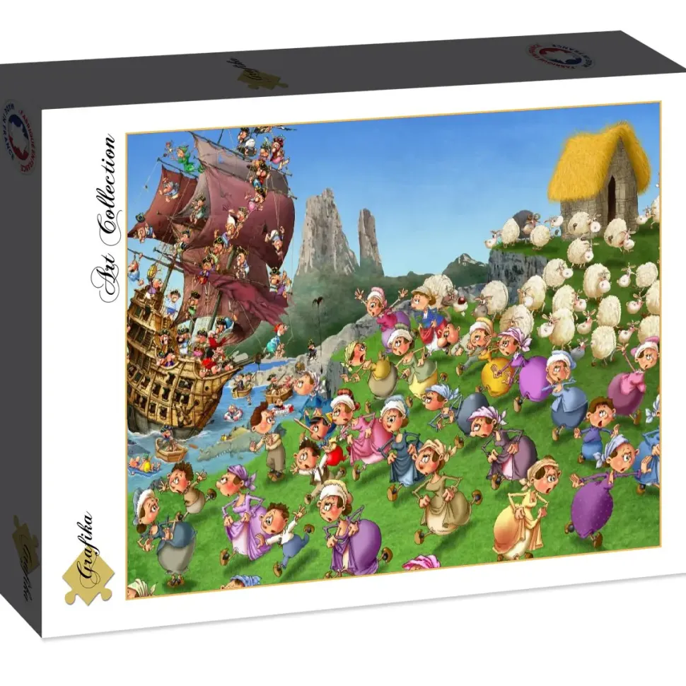 Puzzle François Ruyer: Piratas