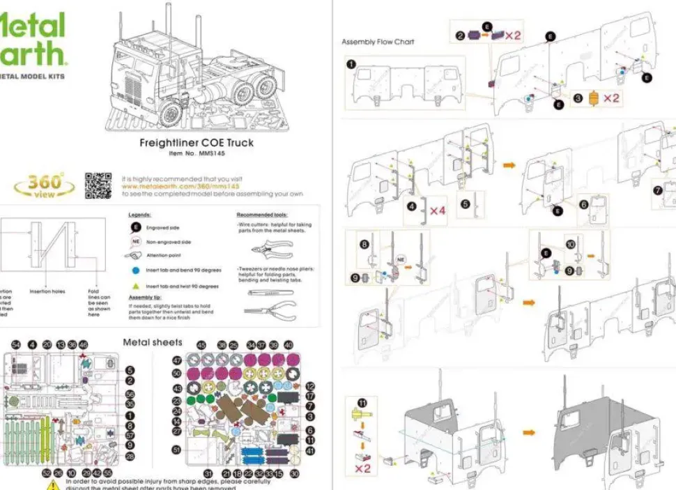 Puzzle Freightliner: COE Truck 3D