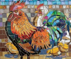 Puzzle Galinhas Vitrais