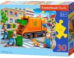 Puzzle Garbage Car 30 peças