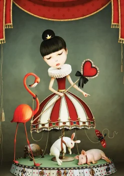 Puzzle Garota Carrossel