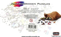 Puzzle Gato cor de madeira