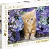 Puzzle Gato em flores