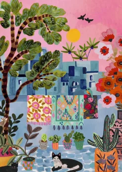 Puzzle Gatos Chefchaouen - Marrocos