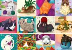 Puzzle Gatos com Fios