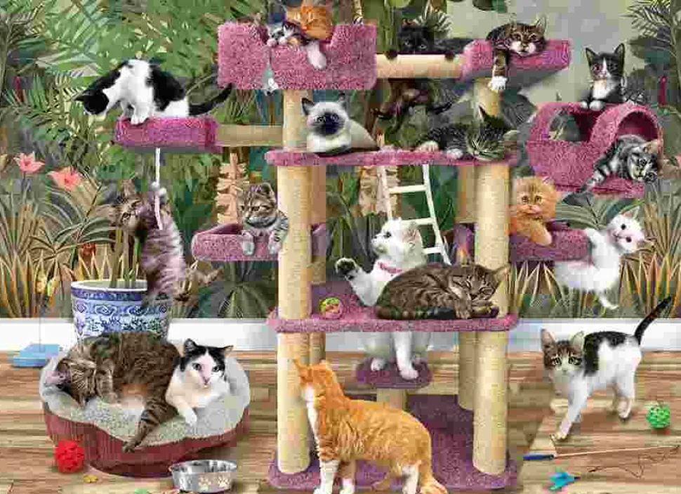 Puzzle Gatos da Selva