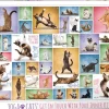 Puzzle Gatos de ioga